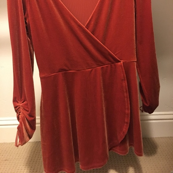 Urban outfitters velvet dress romper skort - Picture 4 of 4